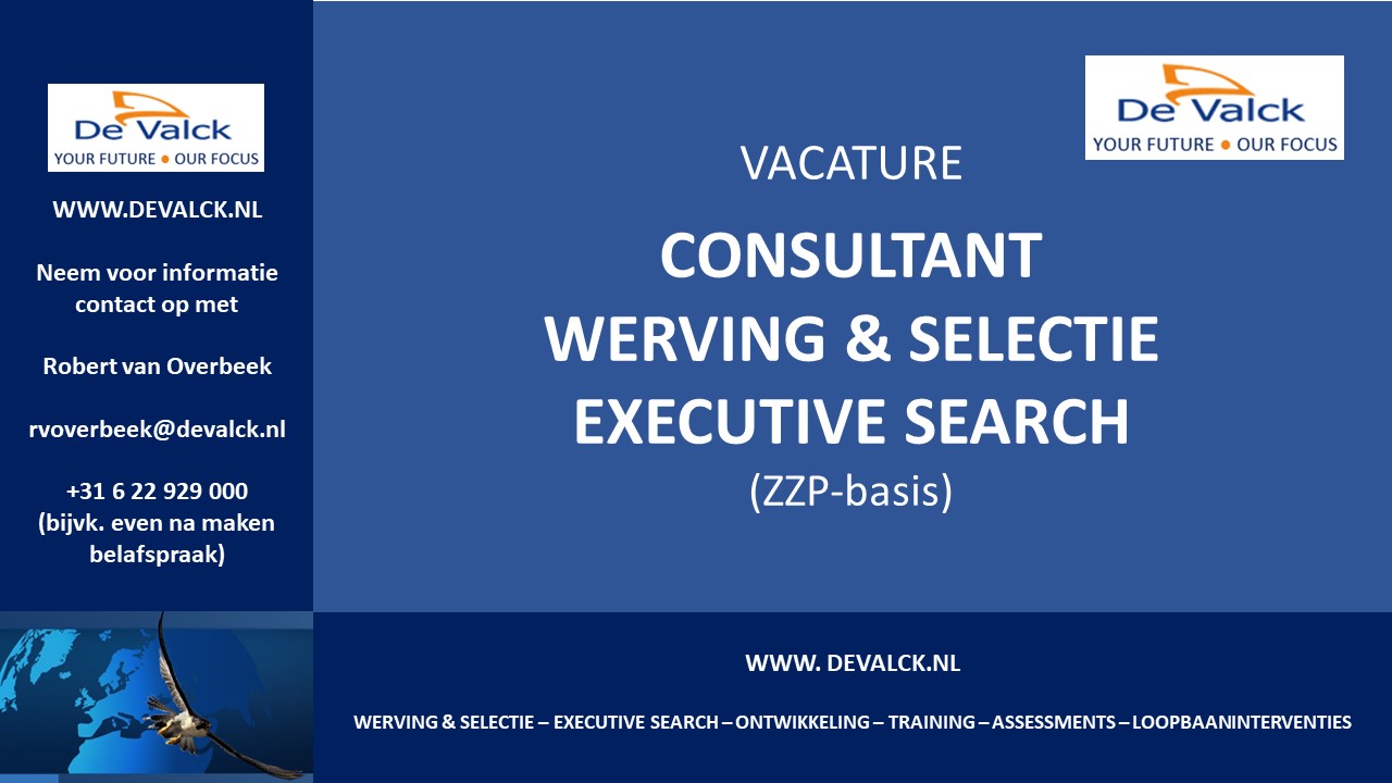 De Valck vacature Consultant