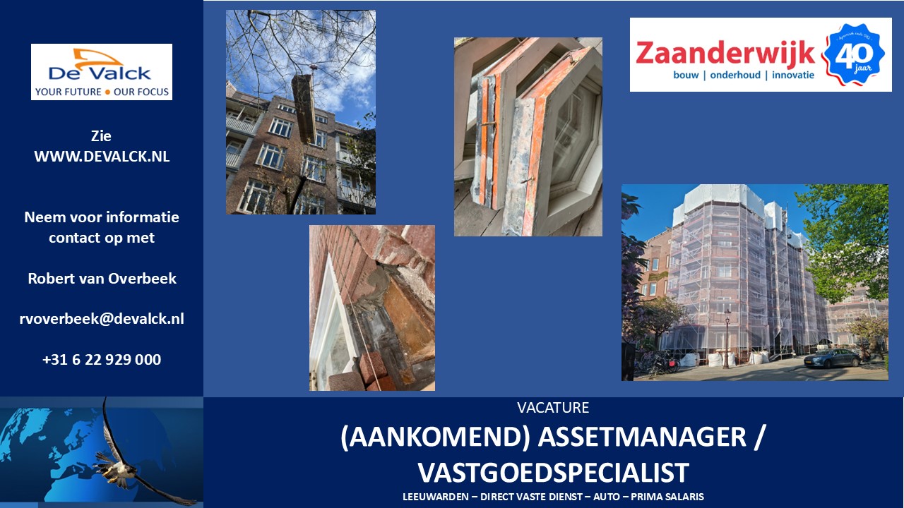 Vacature Assetmanager vastgoedcoach 042025